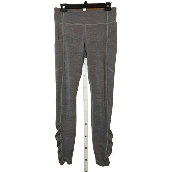 Lululemon Speed Up Tight 28" Inseam Leggings Heathered Black Size 8 - Picture 1 of 7